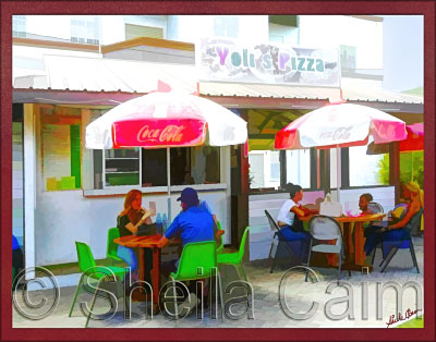 Downtown streetscape in San Ignacio Belize